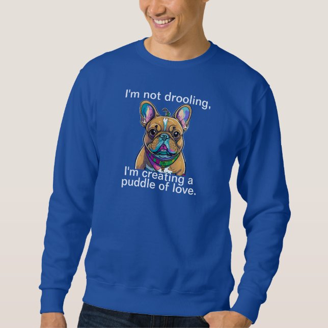Sudadera Cómica "No Babeando" (Anverso)