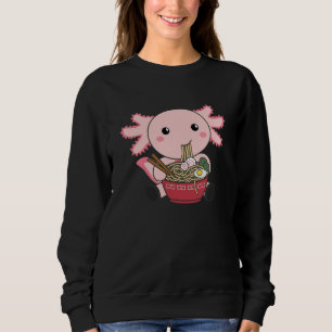 Sudadera Comida Axolotl Ramen Comida japonesa Kawaii Animal