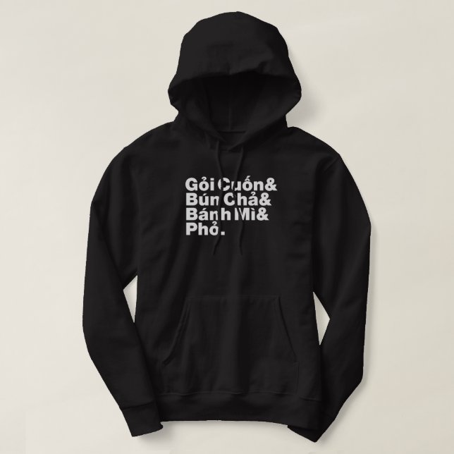 Sudadera Comida callejera vietnamita (Diseño del anverso)