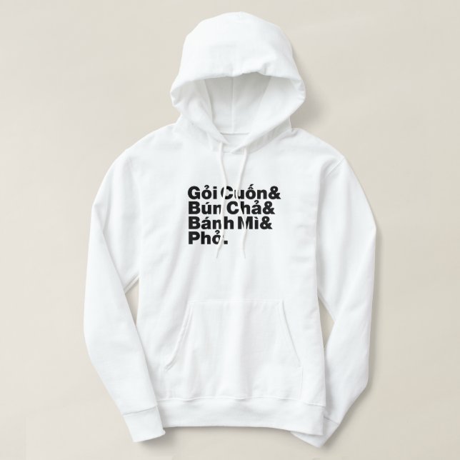 Sudadera Comida callejera vietnamita (Diseño del anverso)