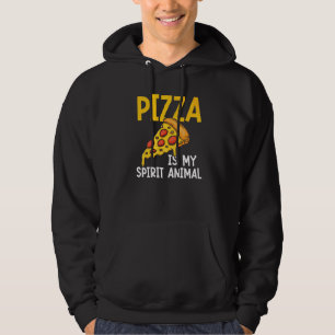 Sudadera Comida chatarra de pizza diciendo comida rápida