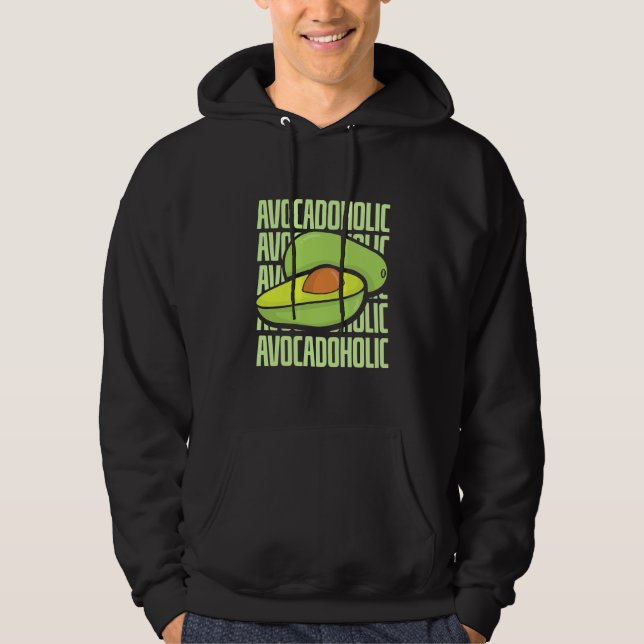 Sudadera Comida de fruta de aguacate (Anverso)