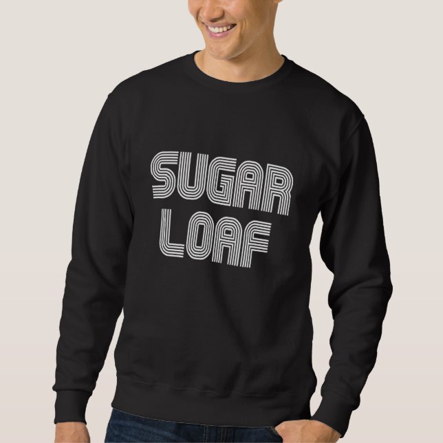 Sudadera Comida de hoja de azúcar Retro 70 años 80 (Anverso)