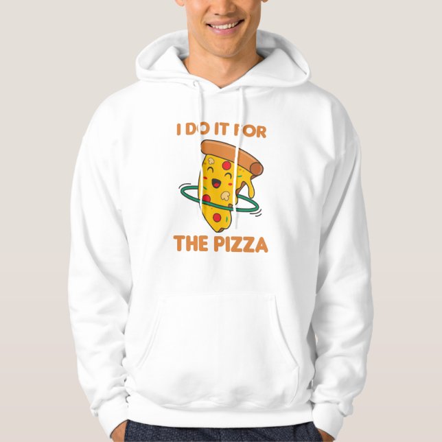 Sudadera Comida divertida de Pizza Hullern Hula Sportrip (Anverso)
