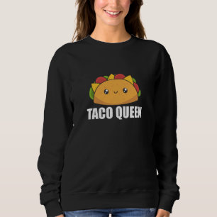 Sudadera Comida divertida de Taco Queen Cinco De Mayo Tacos