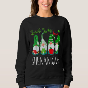 Sudadera Comida divertida Las Damas Aman A Shenanigans Gnom