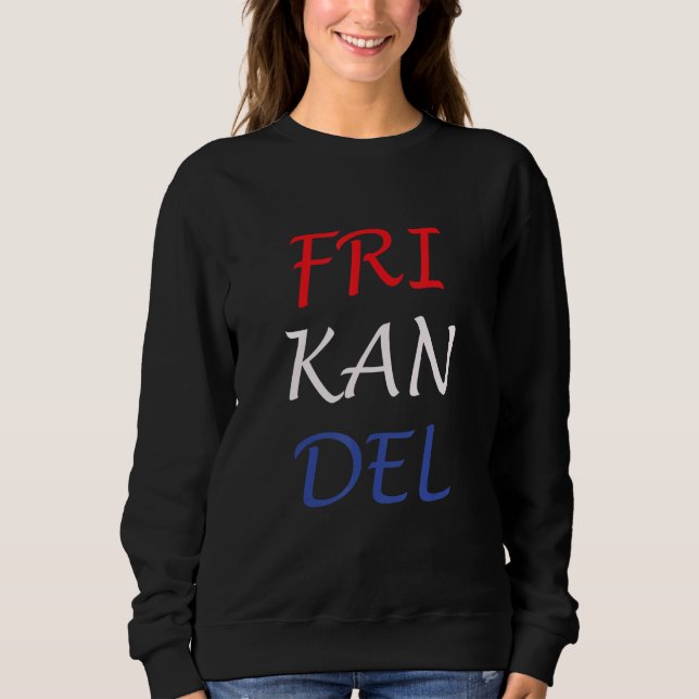 Sudadera Comida Frikandel bandera Países Bajos (Anverso)