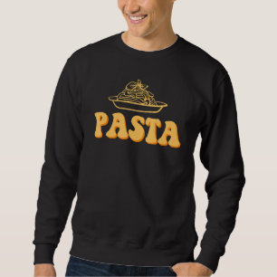 Sudadera Comida Italiana Retro Groovy Pasta Espaguetis