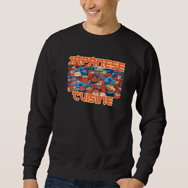 Sudadera Comida Japonesa Cocina Comida Plato Sopa Miso (Anverso)