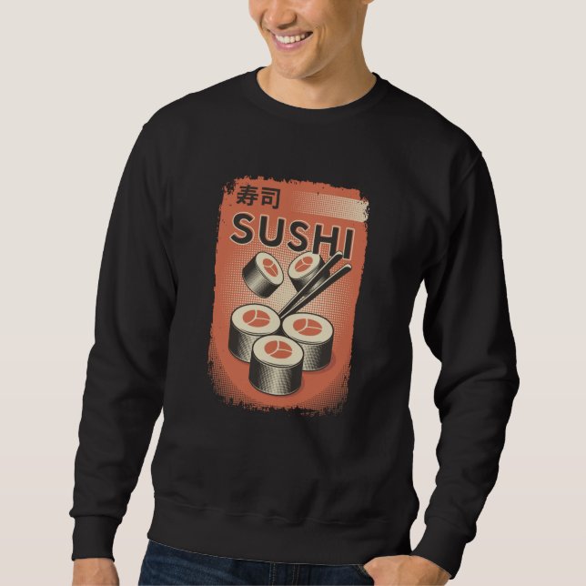 Sudadera Comida japonesa de sushi perfecta | Diseño de esti (Anverso)
