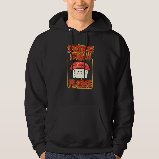 Sudadera Comida Japonesa Nori Roll Diner Sushiman Daikon Su (Anverso)