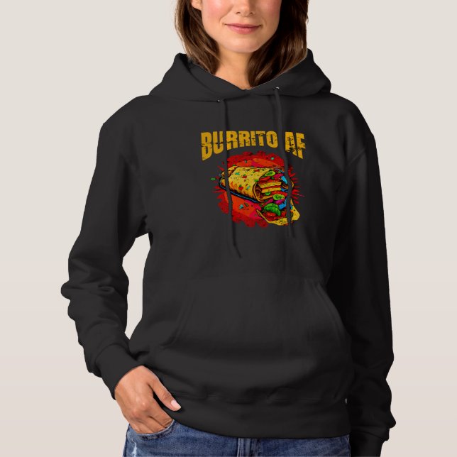 Sudadera Comida Mexicana Burrito AF Para Cinco De Mayo Homb (Anverso)