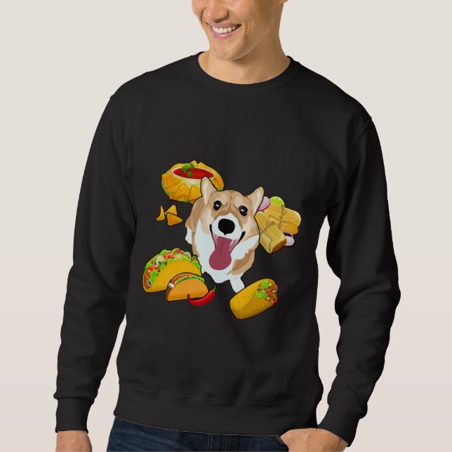 Sudadera Comida mexicana de Corgi (Anverso)