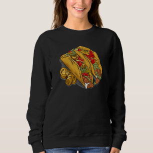 Sudadera Comida mexicana Dos Tacos Foodie Love Binge Come