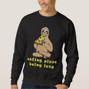 Sudadera Comida perezosa y rápida comiendo comida lenta