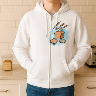 Sudadera Comida rústica para granjas de pan integral
