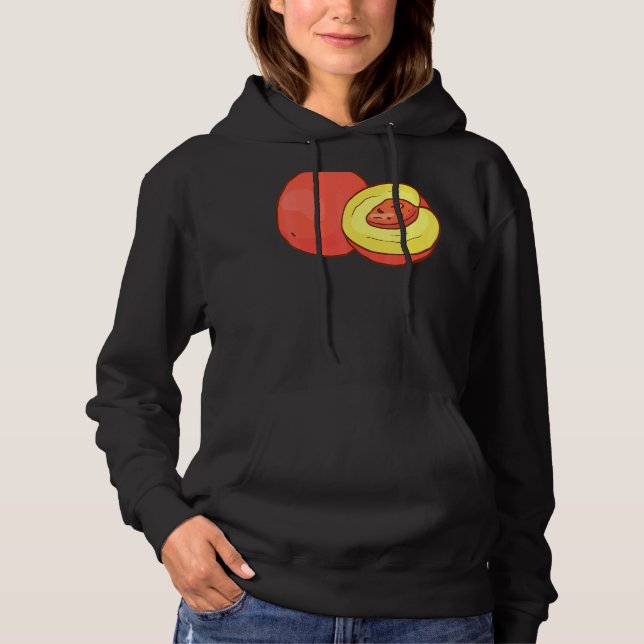 Sudadera Comida vegana vegetariana Ppeach (Anverso)