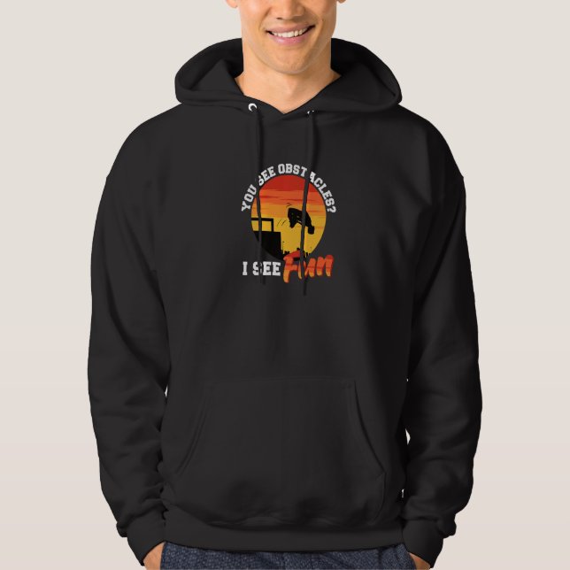 Sudadera Comilla de ejecución de Parkour Freerunning (Anverso)