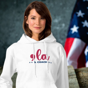 Sudadera Comma la & Coach-Kamala Harris Tim Walz