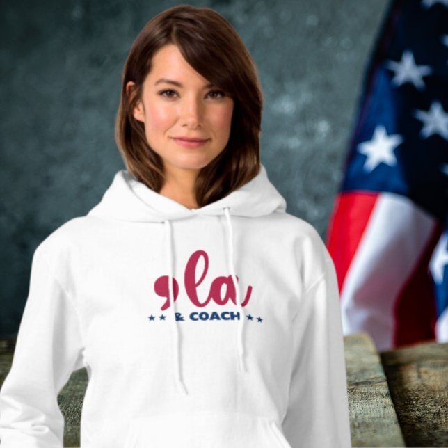 Sudadera Comma la & Coach-Kamala Harris Tim Walz (Subido por el creador)