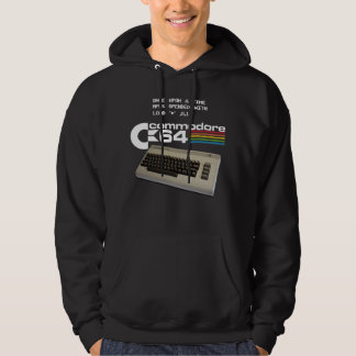 Sudadera Commodore 64 C64 Logo Computer with Quote Load, 8,