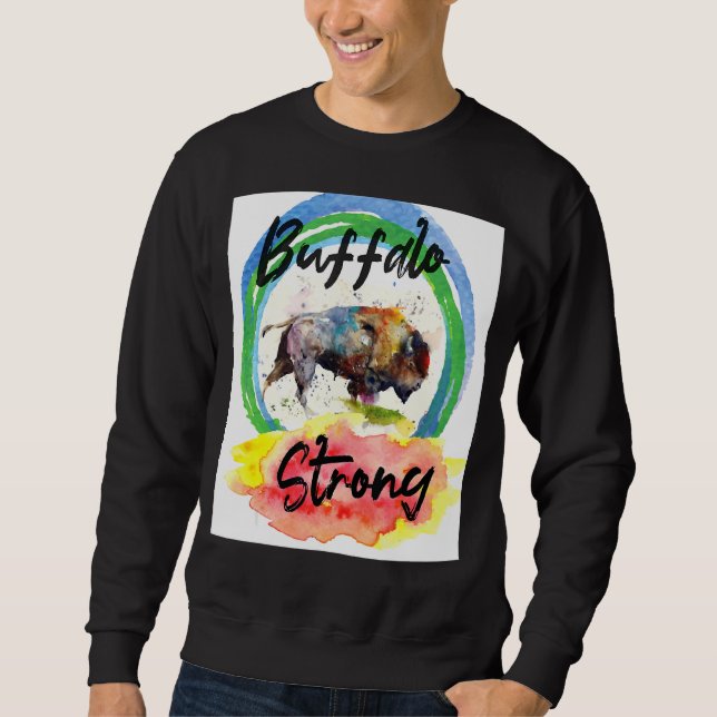 Sudadera Community Strength Pray Support New York Buffalo S (Anverso)