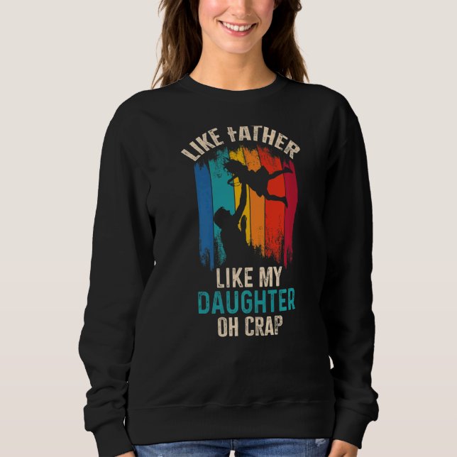 Sudadera Como el padre como la hija, oh el cráneo 7 (Anverso)