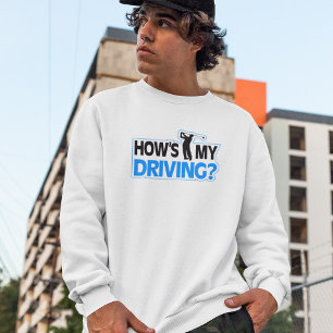 Sudadera Cómo está mi bollo de golf para conducir