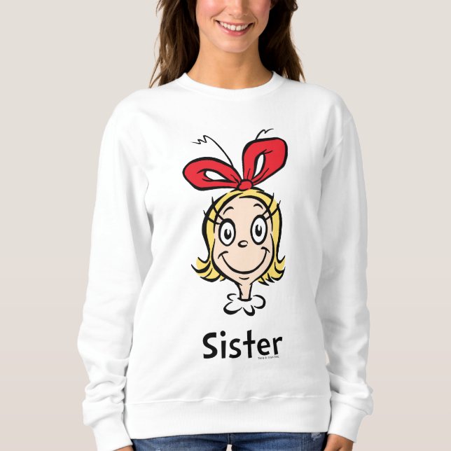 Sudadera Cómo Grinch Stole Navidades | Grinch Sister (Anverso)