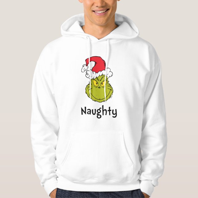 Sudadera Cómo Grinch Stole Navidades | Naughty Grinch (Anverso)