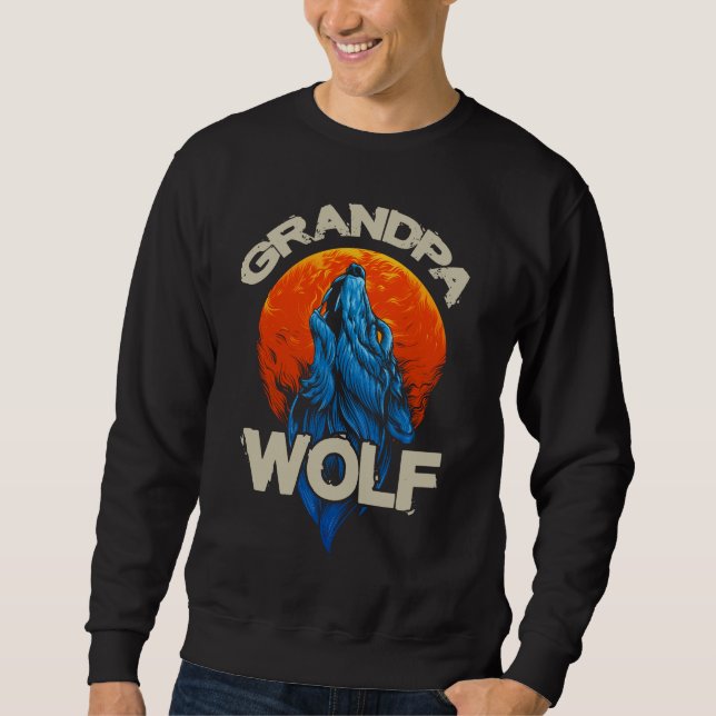 Sudadera Cómo hacer que la familia del abuelo de Wolf se di (Anverso)