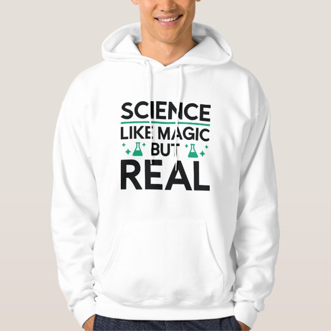 Sudadera Como la magia, pero real (Anverso)