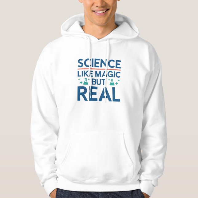 Sudadera Como la magia, pero real (Anverso)