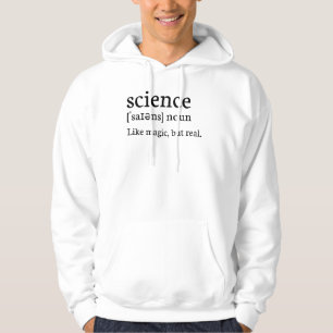 Sudadera Como la magia pero real, definición de ciencia