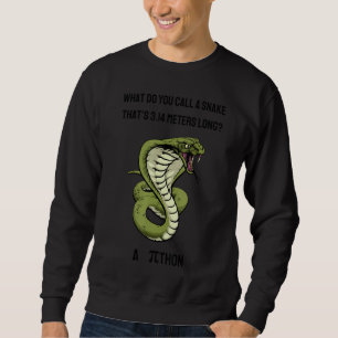 Sudadera ¿Cómo llamas a una serpiente Thatu2019s 3 14 metro