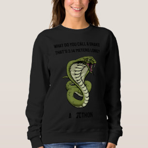 Sudadera ¿Cómo llamas a una serpiente Thatu2019s 3 14 metro