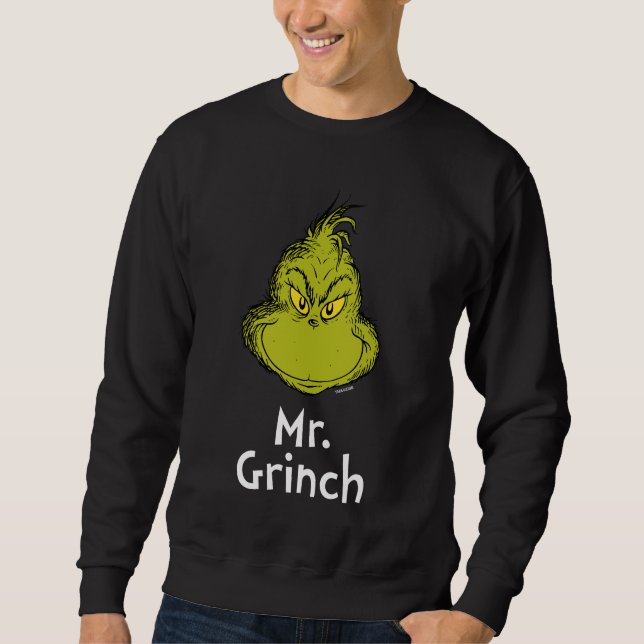 Sudadera Cómo los Navidades Grinch se robaron| Sr. Grinch (Anverso)