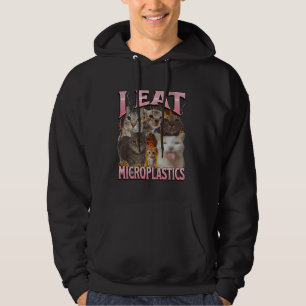 Sudadera Como Microplásticos Funny Cat Meme Bootleg Gráfico