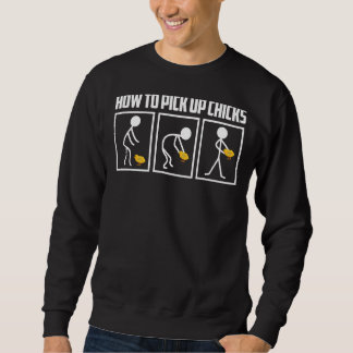 Sudadera Cómo recoger chichas graciosas Humor Geek Humo de 