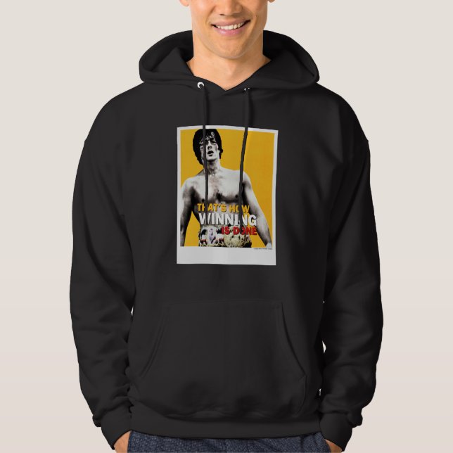 Sudadera Cómo se logra ganar en Rocky (Anverso)