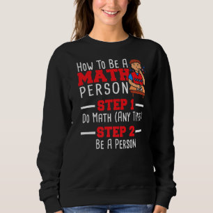 Sudadera Cómo ser un maestro matemático matemático de matem