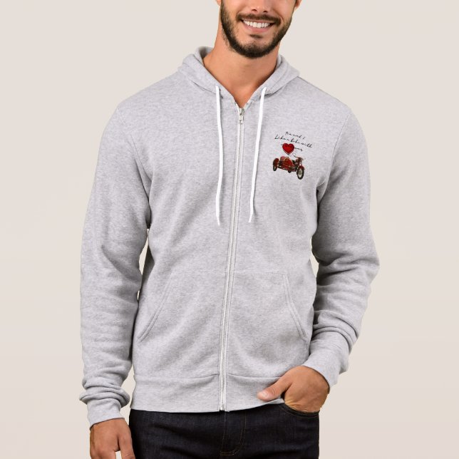 Sudadera Como Una Motocicleta Con Un Sidecar (Anverso)
