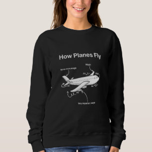 Sudadera Cómo vuelan los aviones ingenieros de ingeniería a