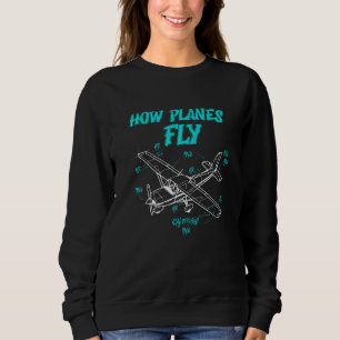Sudadera Cómo vuelan los aviones piloto del avión Rc de avi