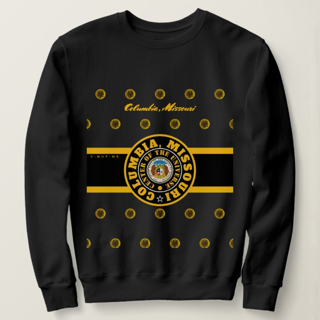 SUDADERA COMOCOU COLUMBIA, MO (COU) 2 (Anverso del diseño)