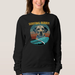 Sudadera Compañero de surf Labrador Retriever lindo ama el