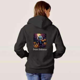 Sudadera Compañero Esqueleto del Parche de Calabaza