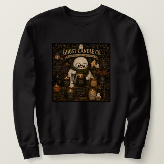 Sudadera Compañía de Velas Fantasma Gato Negro Vintage Hall