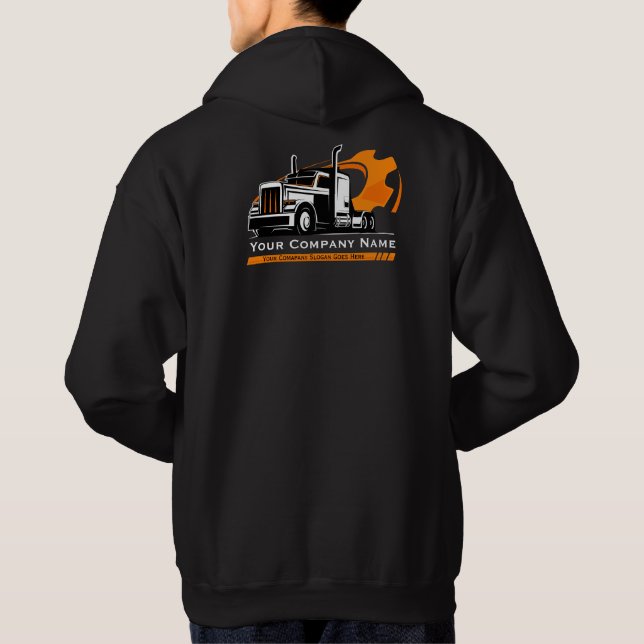 Sudadera Compañía Profesional de Remolque y Reparación de C (Reverso)