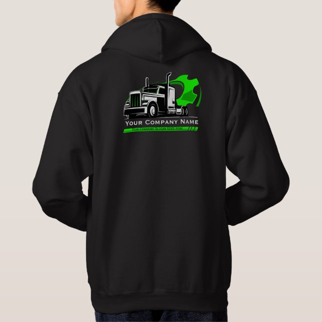 Sudadera Compañía Profesional de Reparación de Camiones de  (Reverso)